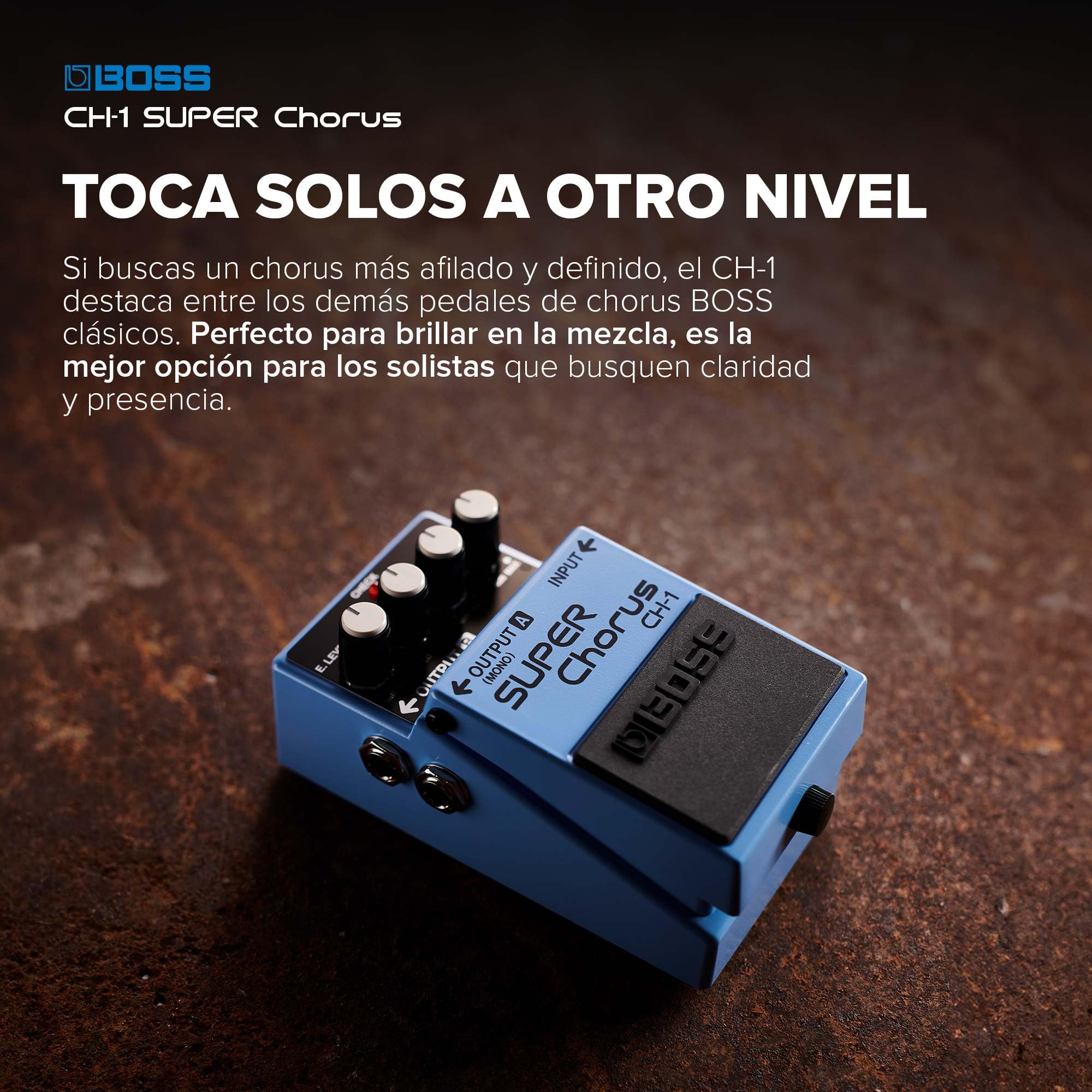BOSS CH-1 Super Chorus Compact Pedal : Amazon.es: Instrumentos